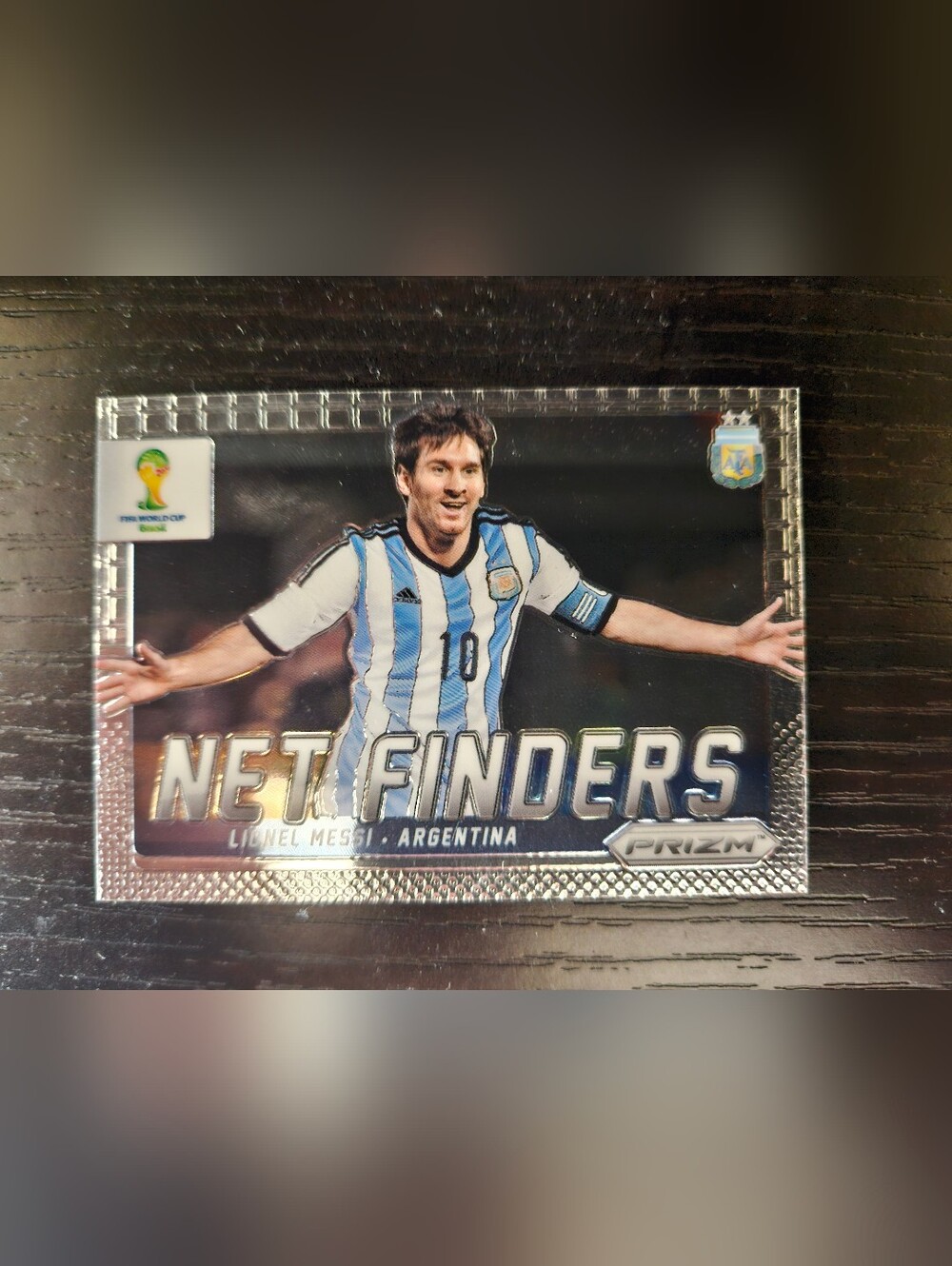 Panini Silver Lionel Messi Argentina Net Finders Card